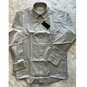 Marquis single needle Tailoring cotton blend shirt wrinkle Resistant size L-16.5